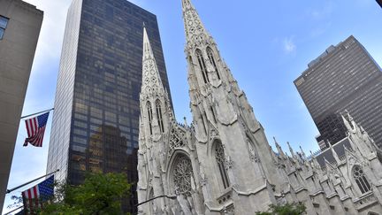 La cathédrale Saint-Patrick de New York (Etats-Unis), le 2 juillet 2017. (LOIC VENANCE / AFP)