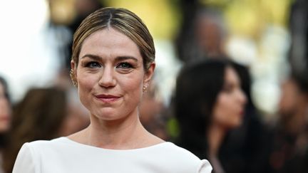 L'actrice belge Emilie Dequenne au Festival de Cannes 2023, le 26 mai. (PATRICIA DE MELO MOREIRA / AFP)