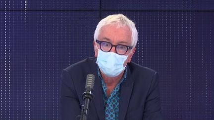 Le Pr Gilles Pialoux sur franceinfo le lundi 1er mars. (FRANCEINFO / RADIOFRANCE)