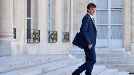 Nicolas Hulot, quittant le Conseil des ministres le 3 août. (JULIEN MATTIA / LE PICTORIUM / MAXPPP)