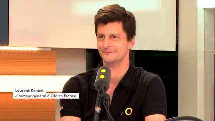 Laurent Kennel est directeur général d’Ofo en France. (FRANECINFO / RADIO FRANCE)