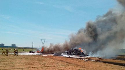 &nbsp; (L'accident, qui a fait au moins quatre victimes, s'est produit ce samedi à Séville © MaxPPP)