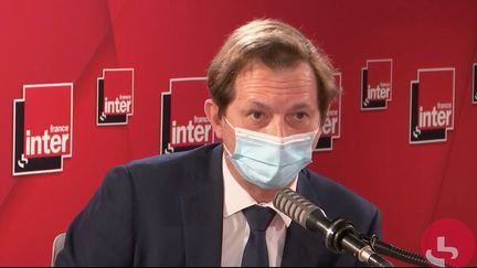 Bertrand Camus, directeur général de Suez sur France Inter le mardi 13 avril (CAPTURE D'ECRAN/FRANCE INTER)