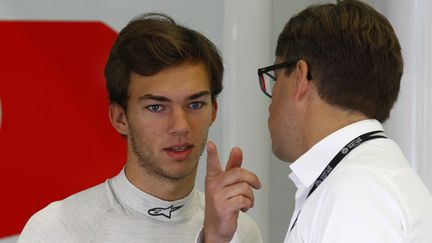 Le jeune pilote français Pierre Gasly