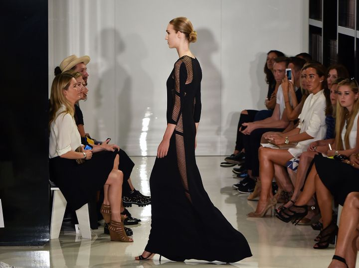 Défilé ralph Rucci printemps-été 2015 à la New York Fashion Week, le 6 septembre 2014 à New York aux Etats-Unis (SLAVEN VLASIC / GETTY IMAGES NORTH AMERICA)