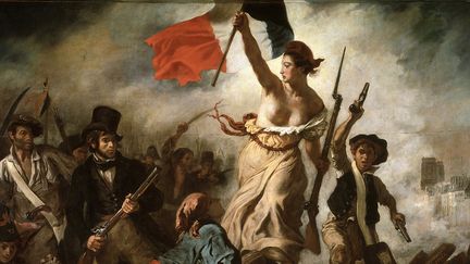 Détail de "La liberté guidant le peuple" d'Eugène Delacroix.
 (Leemage)