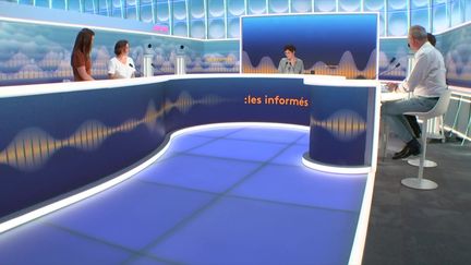 Le plateau des informés du matin du dimanche 28 juillet. (FRANCEINFO / RADIO FRANCE)