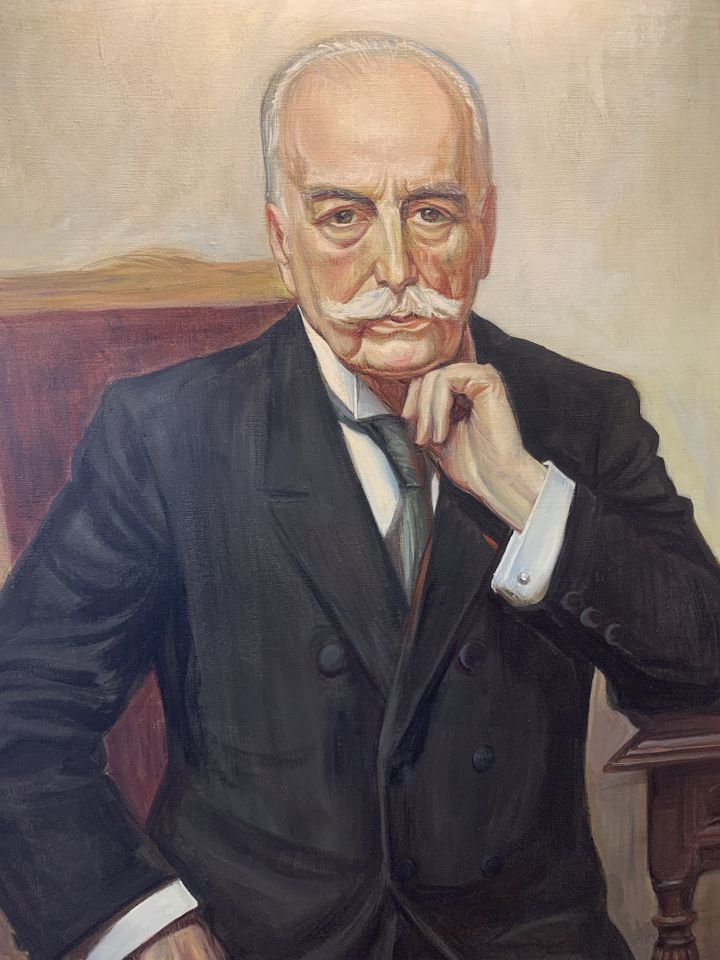 Auguste Escoffier, portrait au Musée Escoffier de Villeneuve Loubet. (RF/BERNARD THOMASSON)