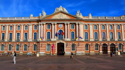 Le Capitole à Toulouse en décembre 2023. (SYLVESTRE / MAXPPP)