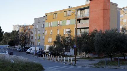 La cité du Petit Séminaire, où un homme d'une vingtaine d'années a été assassiné à la kalachnikov fin février 2021. (DAVID ROSSI / MAXPPP)