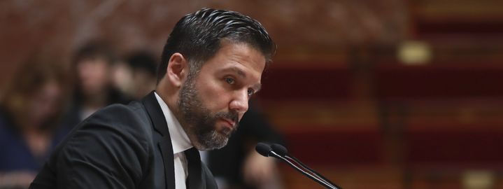 Le vice-président de l'Assemblée nationale, Hugues Renson, le 28 juillet 2017, à Paris. (JACQUES DEMARTHON / AFP)