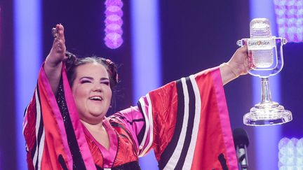 La chanteuse israélienne Netta Barzilai, gagnante de l'Eurovision 2018 (Joerg Carstensen/dpa/picture-alliance/Newscom/MaxPPP)