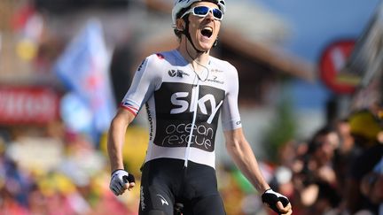 Geraint Thomas, le nouveau maillot jaune du Tour de France (DAVID STOCKMAN / BELGA MAG)