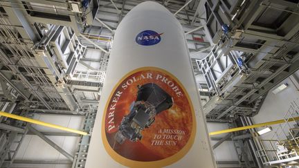 La fusée Delta IV qui va transporter la sonde Parker Solar Probe vers le système solaire, Floride le 8 août 2018. (AFP PHOTO / NASA / Bill INGALLS)