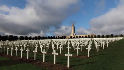 L'ossuaire de Douaumont à Verdun (Meuse), le 14 février 2019. (MANUEL COHEN / AFP)