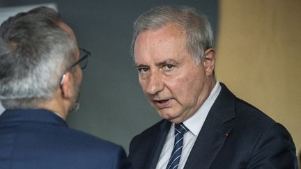 Jean Luc Moudenc, maire de Toulouse, le 31 mai 2023. (FREDERIC SCHEIBER / AFP)