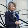 La ministre de l'Education nationale, Anne Genetet, quitte l'Elysée après un Conseil des ministres, à Paris, le 15 octobre 2024. (ALFONSO JIMENEZ / SHUTTERSTOCK / SIPA)