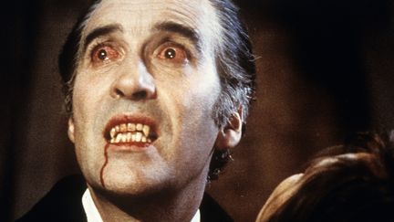 L'acteur Christopher Lee interpr&egrave;te le comte&nbsp;Dracula, dans le film "Dracula 73", d'Alan Gibson. (KOBAL / AFP)