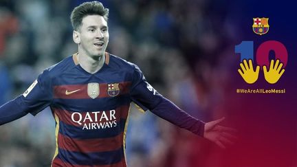 La campagne de soutien du FC Barcelone envers Leo Messi.