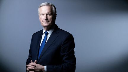 Michel Barnier, alors en charge des négociations du Brexit, le 11 mai 2021 à Paris. (JOEL SAGET / AFP)