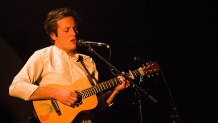 Vianney sur la scène du Trianon, à Paris, le 4 juin 2015
 (CitizenSide / Éric Bertrand / AFP)