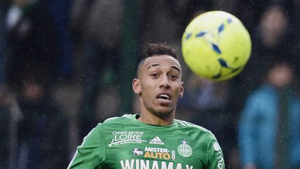 Aubameyang, fine gâchette de l'ASSE (JEFF PACHOUD / AFP)