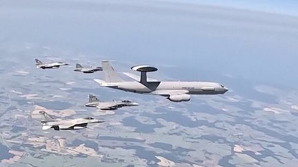 L'opération Air Defender organisée en Allemagne par l'Otan a pris fin, vendredi 23 juin. Il s'agissait du plus grand exercice aérien mis en place par l'organisation. (FRANCEINFO)