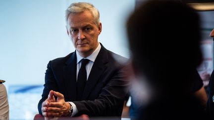 Le ministre de l'Économie et des Finances, Bruno Le Maire, le 25 juillet 2024 à Paris. (ANDREA SAVORANI NERI / NURPHOTO)