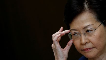 Carrie Lam, la cheffe de l'exécutif hongkongais pro-Pékin, le 13 août 2019.&nbsp; (THOMAS PETER / REUTERS)