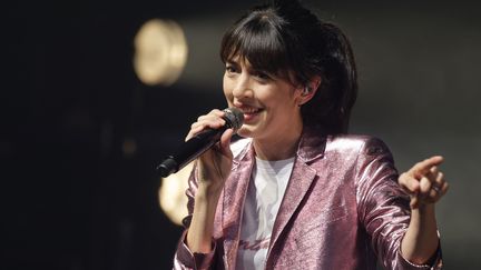 Nolwenn Leroy, nostalgique des années 70 (ici aux 34e Fancoofolies de la Rochelle en juillet 2018).
 (SADAKA EDMOND/SIPA)