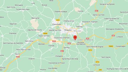 Le département de Dordogne. (GOOGLE MAPS)