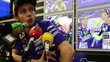 Valentino Rossi (Yamaha) donne sa version (JAVIER SORIANO / AFP)