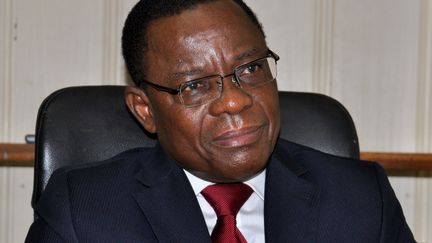 Le principal dirigeant de l'opposition camerounaise, Maurice Kamto, à Yaoundé, le 14 août 2018. (REINNIER KAZE / AFP)