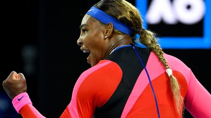 Serena Williams le 16 février, à Melbourne.  (WILLIAM WEST / AFP)