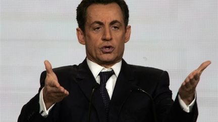 Nicolas Sarkozy a annoncé jeudi vouloir faire de la Guyane le centre de "préparation" en vue des JO de Rio. (AFP/DOMINIQUE FAGET)