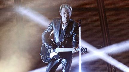 French singer Johnny Hallyday performs on stage at the Aluna festival in Ruoms, south of FRANCE - 27/06/2012/Credit:DAMOURETTE/SIPA/1206271110
 (DAMOURETTE/SIPA)