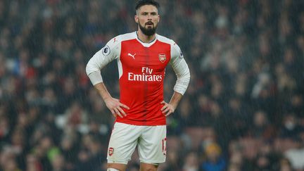 L'attaquant d'Arsenal, Olivier Giroud (  BEN QUEENBOROUGH / BACKPAGE IMAGES LTD)