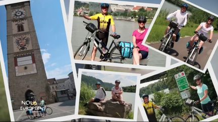 Autriche : le Danube est devenu la première destination en Europe pour les cyclotouristes (CAPTURE ECRAN / NOUS LES EUROPEENS / FRANCE 2)