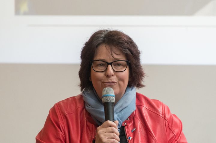 La députée&nbsp;Sophie Errante, le 20 mai 2019, à&nbsp;Nantes. (ESTELLE RUIZ / NURPHOTO / AFP)