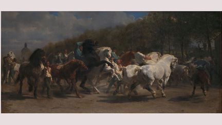 Rosa Bonheur et Nathalie Micas (1824-1889), "Le Marché aux chevaux", 1855, Londres, The National Gallery, don de Jacob Bell, 1859 (Photo: © The National Gallery, London)