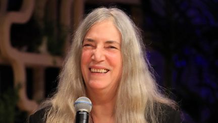 Patti Smith à Stockholm, où elle est venue récupérer le Prix Nobel de Littérature au nom de Bob Dylan, le 9 décembre 2016
 (Hiroto Sekiguchi / Yomiuri / The Yomiuri Shimbun / AFP)