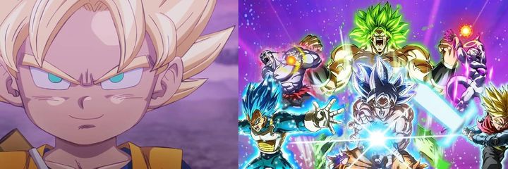 "Dragon Ball Daima" et le jeu vidéo "Dragon Ball Sparking Zero" (© Toei Animation ; © Bandai Namco)