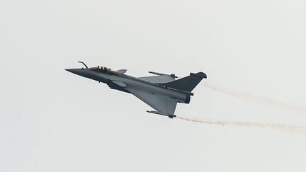 &nbsp; (Des chasseurs Rafale français ont visé jeudi dernier pour la deuxième fois un centre d'entraînement de l'EI dans la région de Raqa (est de la Syrie), après une première frappe le 27 septembre sur un objectif de même nature. Photo d'illustration © Maxppp)