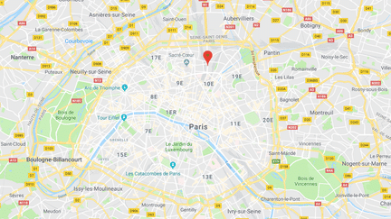 La rue Marx-Dormoy se trouve dans le 18e arrondissement, dans le nord de Paris. (GOOGLE MAPS / FRANCEINFO)