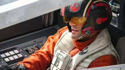 L'acteur Osacr Isaac dans "Star Wars : Le R&eacute;veil de la Force", qiu sortira le 18 d&eacute;cembre 2015 au cin&eacute;ma. (WALT DISNEY PICTURES / LUCAS FILM)