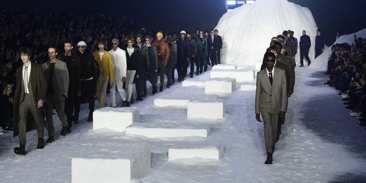 Zegna automne-hiver 2018-19, janvier 2018 à Milan
 (Miguel MEDINA / AFP)