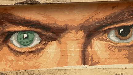 Le regard de David Bowie vu par l'artiste lyonnais Big Ben
 (France 3 / Culturebox / capture d&#039;écran)