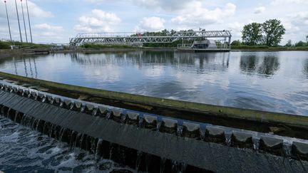 Une station de traitement des eaux usées à Wattrelos (Nord), le 9 juillet 2019. (MAXPPP)