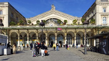 La gare de l'Est à Paris, le 4 octobre 2022. (MATTES RENE / HEMIS.FR / AFP)