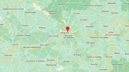 Boulazac, près de Périgueux (Dordogne). ((CAPTURE D'ECRAN SNAZZY MAPS))